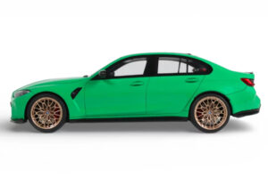 BMW M3 G80 CS Signal Green GT Spirit 1:18 GT976 Resina - imagem 3 de 4