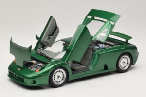 Bugatti EB110 Verde Metálico Bburago 1:18 3003 Metal - imagem 2 de 8