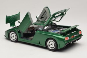 Bugatti EB110 Verde Metálico Bburago 1:18 3003 Metal - imagem 5 de 8