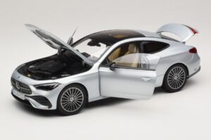 Mercedes CLE C236 Cupê Hightech Silver Norev 1:18 183939 Metal - imagem 2 de 8