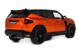 Dacia Duster Mk3 Redust Sport 4x2 Hybrid Metallic Orange Otto 1:18 OT1316 Resina - imagem 2 de 4