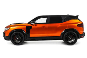 Dacia Duster Mk3 Redust Sport 4x2 Hybrid Metallic Orange Otto 1:18 OT1316 Resina - imagem 3 de 4