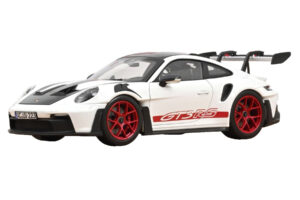 Porsche 911 992 GT3 RS Weissach Package Branco Pyro Red Norev 1:18 Porsche 911 992 GT3 RS Weissach Package Branco Pyro Red Norev 1:18 187373 Metal