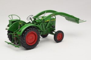 Deutz F2L 514 Trator Carregadora Frontal Verde Minichamps 1:18 109144071 Metal - imagem 2 de 6