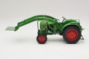 Deutz F2L 514 Trator Carregadora Frontal Verde Minichamps 1:18 109144071 Metal - imagem 3 de 6