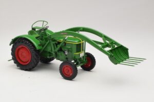 Deutz F2L 514 Trator Carregadora Frontal Verde Minichamps 1:18 109144071 Metal - imagem 4 de 6