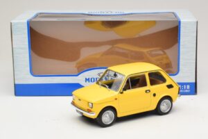 Fiat 126 Amarelo MCG 1:18 MCG18667 Metal - imagem 2 de 6