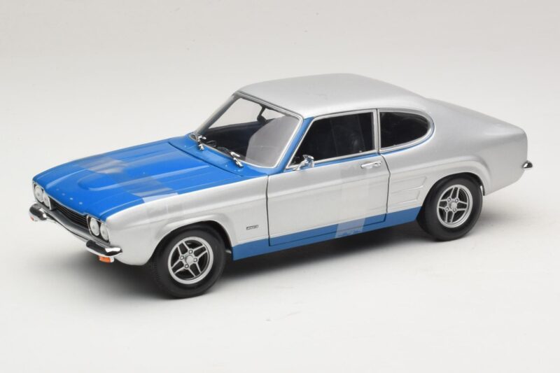 Ford Capri RS2600 Mk1 Silver Blue Minichamps 1:18 Ford Capri RS2600 Mk1 Silver Blue Minichamps 1:18 150089072 Metal