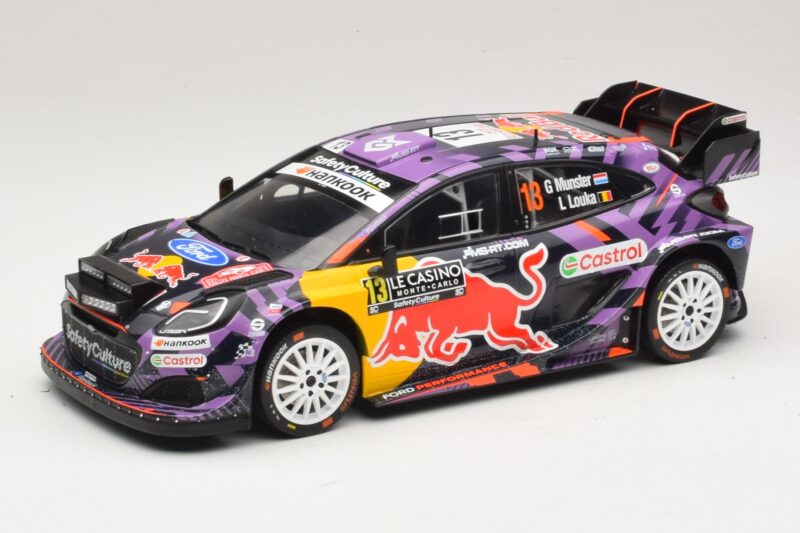 Ford Puma Rally1 #13 G. Munster / L. Louka Rally Monte Carlo 2025 IXO 1:18 Ford Puma Rally1 #13 G. Munster / L. Louka Rally Monte Carlo 2025 IXO 1:18 18RMC231B Metal