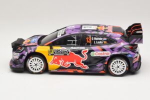 Ford Puma Rally1 #13 G. Munster / L. Louka Rally Monte Carlo 2025 IXO 1:18 18RMC231B Metal - imagem 3 de 6