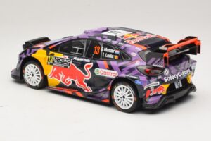 Ford Puma Rally1 #13 G. Munster / L. Louka Rally Monte Carlo 2025 IXO 1:18 18RMC231B Metal - imagem 5 de 6