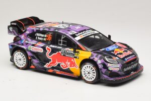 Ford Puma Rally1 #55 J. McErlean / E. Treacy Rally Monte Carlo 2025 IXO 1:18 18RMC231A Metal - imagem 4 de 6
