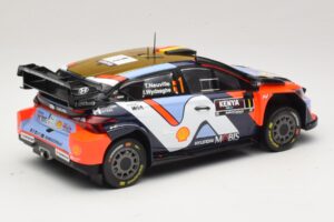 Hyundai i20 N Rally1 #1 T. Neuville / M. Wydaeghe Safari Rally Kenya 2025 IXO 1:18 18RMC247B Metal - imagem 2 de 6