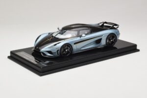 Koenigsegg Regera Azul Pacote de Carbono FrontiArt 1:18 Koenigsegg Regera Azul Pacote de Carbono FrontiArt 1:18 F079-173 Resina