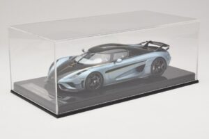 Koenigsegg Regera Azul Pacote de Carbono FrontiArt 1:18 F079-173 Resina - imagem 6 de 7