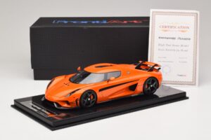 Koenigsegg Regera Laranja Pacote de Carbono FrontiArt 1:18 F071-153 Resina - imagem 7 de 7