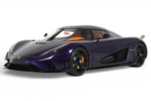 Koenigsegg Regera Roxo GT Spirit 1:18 GT973 Resina - imagem 2 de 2