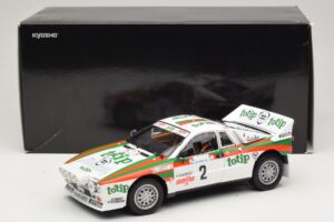 Lancia 037 #2 A. Bettega / M. Perissinot Rally San Marino 1984 Kyosho 1:18 08306F Metal - imagem 8 de 8