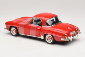 Mercedes 190 SL W121 Cupê Vermelho ERTL 1:18 7465 Metal - imagem 5 de 6