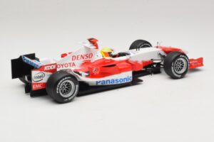 Panasonic Toyota Racing TF106 #12 R. Schumacher Presentation 2006 Minichamps 1:18 AM59553G Metal - imagem 2 de 6