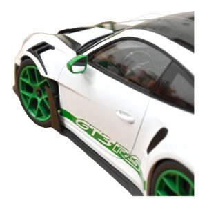 Porsche 911 992 GT3 RS Tribute to Carrera RS Branco Python Green Norev 1:12 127535 Metal - imagem 4 de 4