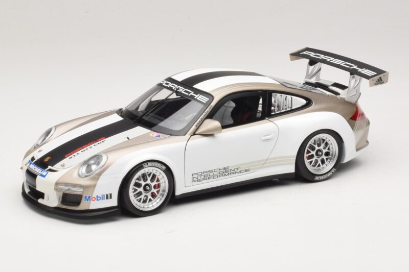 Porsche 911 997 GT3 Cup Branco Com Riscas 2008 Minichamps 1:18 WAP0210130C Metal