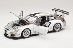 Porsche 911 997 GT3 Cup Branco Com Riscas 2008 Minichamps 1:18 WAP0210130C Metal - imagem 2 de 8