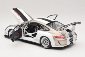 Porsche 911 997 GT3 Cup Branco Com Riscas 2008 Minichamps 1:18 WAP0210130C Metal - imagem 5 de 8