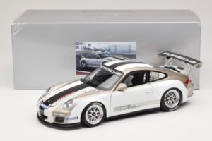 Porsche 911 997 GT3 Cup Branco Com Riscas 2008 Minichamps 1:18 WAP0210130C Metal - imagem 8 de 8