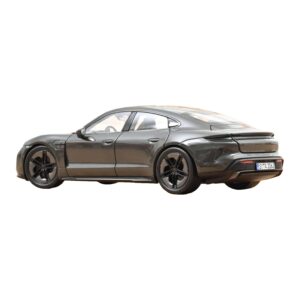 Porsche Taycan Turbo S Slate Grey Neo Norev 1:18 187654 Metal - imagem 3 de 5