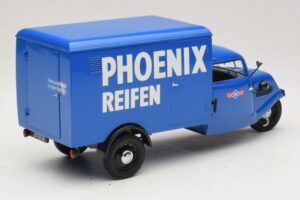 Tempo Hanseat Furgão de Três Rodas Phoenix Blue Minichamps 1:18 180099040 Metal - imagem 2 de 6