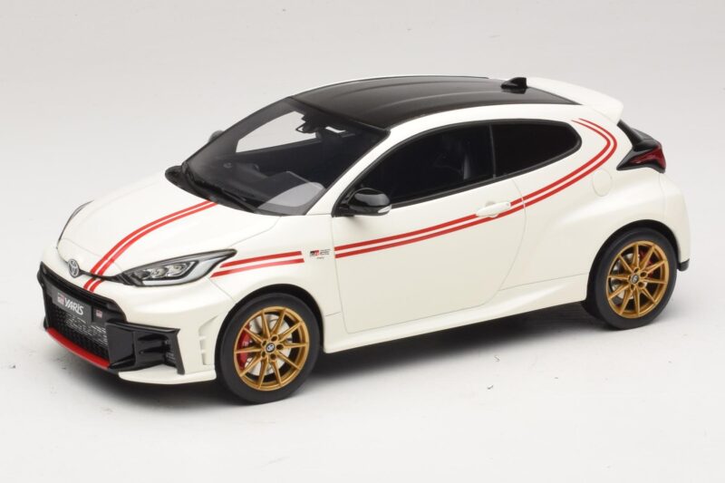 Toyota GR Yaris TGR Italy Edição Limitada Pure White Otto 1:18 OT1183 Resina