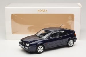Volkswagen Corrado VR6 Aqua Blue Metallic Edição Limitada Norev 1:18 188660 Metal - imagem 8 de 8