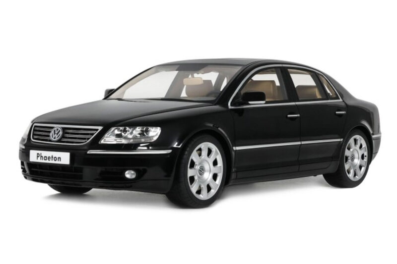 Volkswagen Phaeton 3D 6.0 W12 Preto Otto 1:18 OT1266 Resina