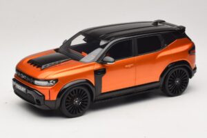 Dacia Duster Mk3 Redust Sport 4x2 Hybrid Metallic Orange Otto 1:18 OT1316 Resina