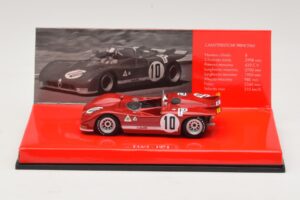 Alfa Romeo T33/3 #10 R. Stommelen / N. Galli ADAC 1000km Nurburgring 1971 Sem Caixa Exterior Minichamps 1:43 436711210-R1 Met