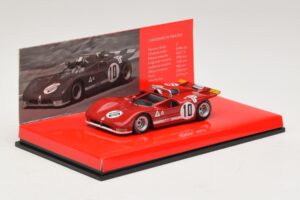 Alfa Romeo T33/3 #10 R. Stommelen / N. Galli ADAC 1000km Nurburgring 1971 Sem Caixa Exterior Minichamps 1:43 436711210-R1 Met - imagem 2 de 4
