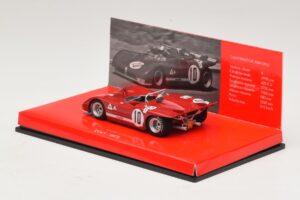 Alfa Romeo T33/3 #10 R. Stommelen / N. Galli ADAC 1000km Nurburgring 1971 Sem Caixa Exterior Minichamps 1:43 436711210-R1 Met - imagem 3 de 4