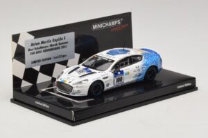 Aston Martin Rapide S #100 Bez / Schubauer 24 Hours of Nurburgring 2013 Minichamps 1:43 437131300 Metal - imagem 2 de 5