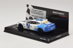 Aston Martin Rapide S #100 Bez / Schubauer 24 Hours of Nurburgring 2013 Minichamps 1:43 437131300 Metal - imagem 3 de 5