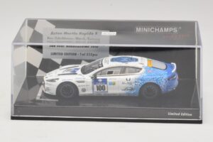 Aston Martin Rapide S #100 Bez / Schubauer 24 Hours of Nurburgring 2013 Minichamps 1:43 437131300 Metal - imagem 4 de 5