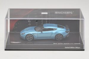 Aston Martin V12 Zagato Alba Blue Minichamps 1:43 437137222 Metal - imagem 4 de 5