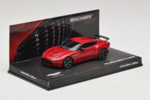 Aston Martin V12 Zagato Vermelho Minichamps 1:43 437137220 Metal - imagem 2 de 5
