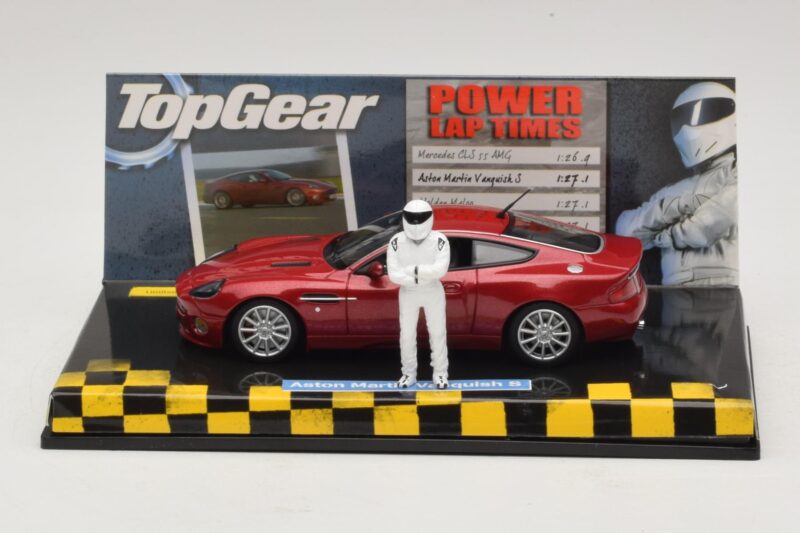 Aston Martin Vanquish S Vermelho Top Gear Com Figura Minichamps 1:43 Aston Martin Vanquish S Vermelho Top Gear Com Figura Minichamps 1:43 519431372 Metal
