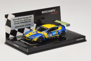Aston Martin Vantage GT3 #007 A. Simonsen / Turner 24 Hours of Nurburgring 2013 Minichamps 1:43 437131307 Metal - imagem 2 de 5