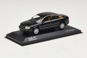 Audi A6 C5 Preto Minichamps 1:43 430010200 Metal - imagem 2 de 4