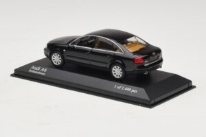 Audi A6 C5 Preto Minichamps 1:43 430010200 Metal - imagem 3 de 4