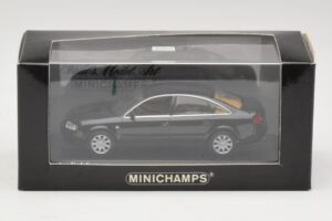 Audi A6 C5 Preto Minichamps 1:43 430010200 Metal - imagem 4 de 4