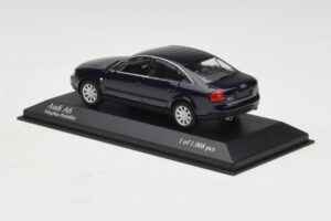 Audi A6 C5 Azul Metálico Minichamps 1:43 430010201 Metal - imagem 3 de 4
