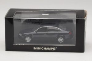 Audi A6 C5 Azul Metálico Minichamps 1:43 430010201 Metal - imagem 4 de 4
